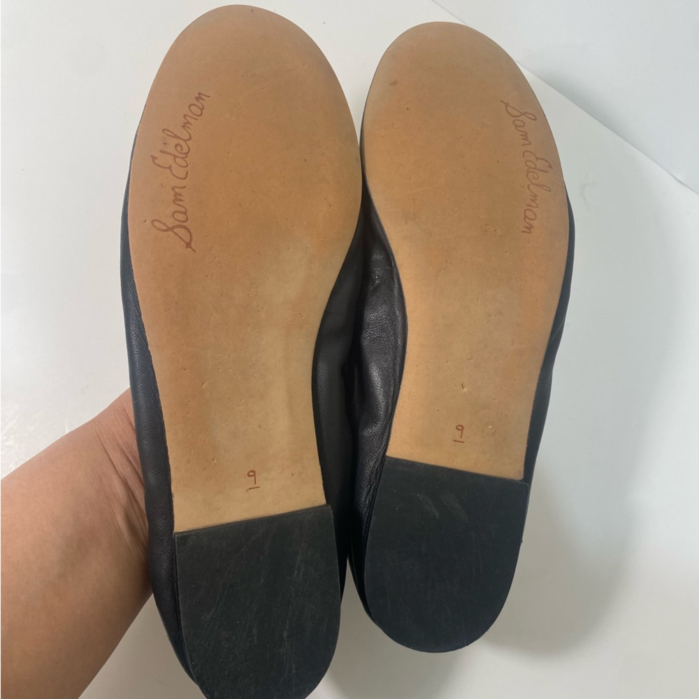 Sam Edelman Women's Black Leather
Felicia Ballet Flat Size 9 - Picture 6 of 7